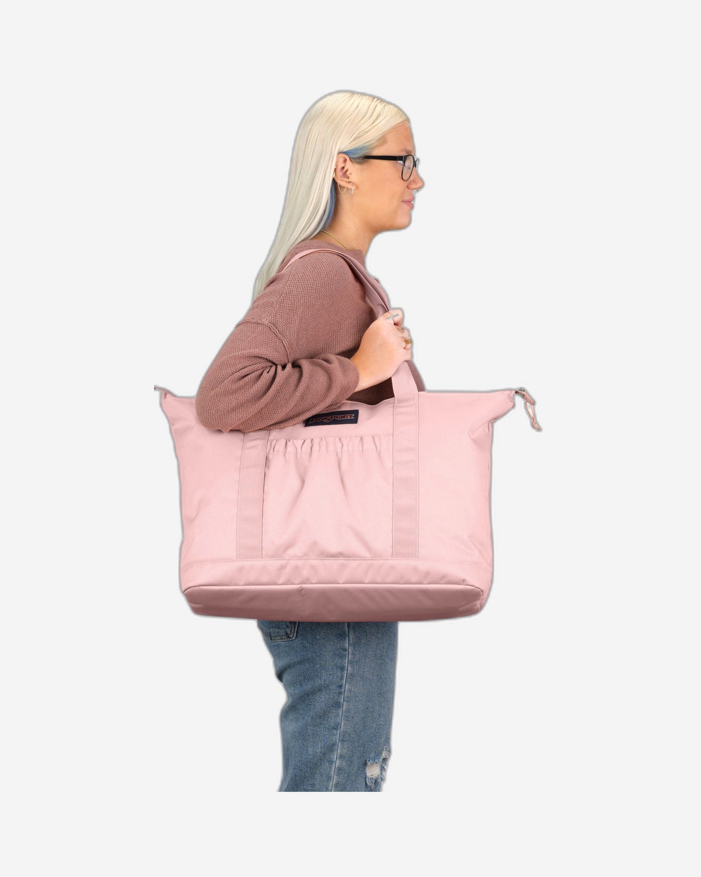 حقيبة توت كبيرة يومية من جان سبورت - لون وردي غامق - EK0A5BJ5N591