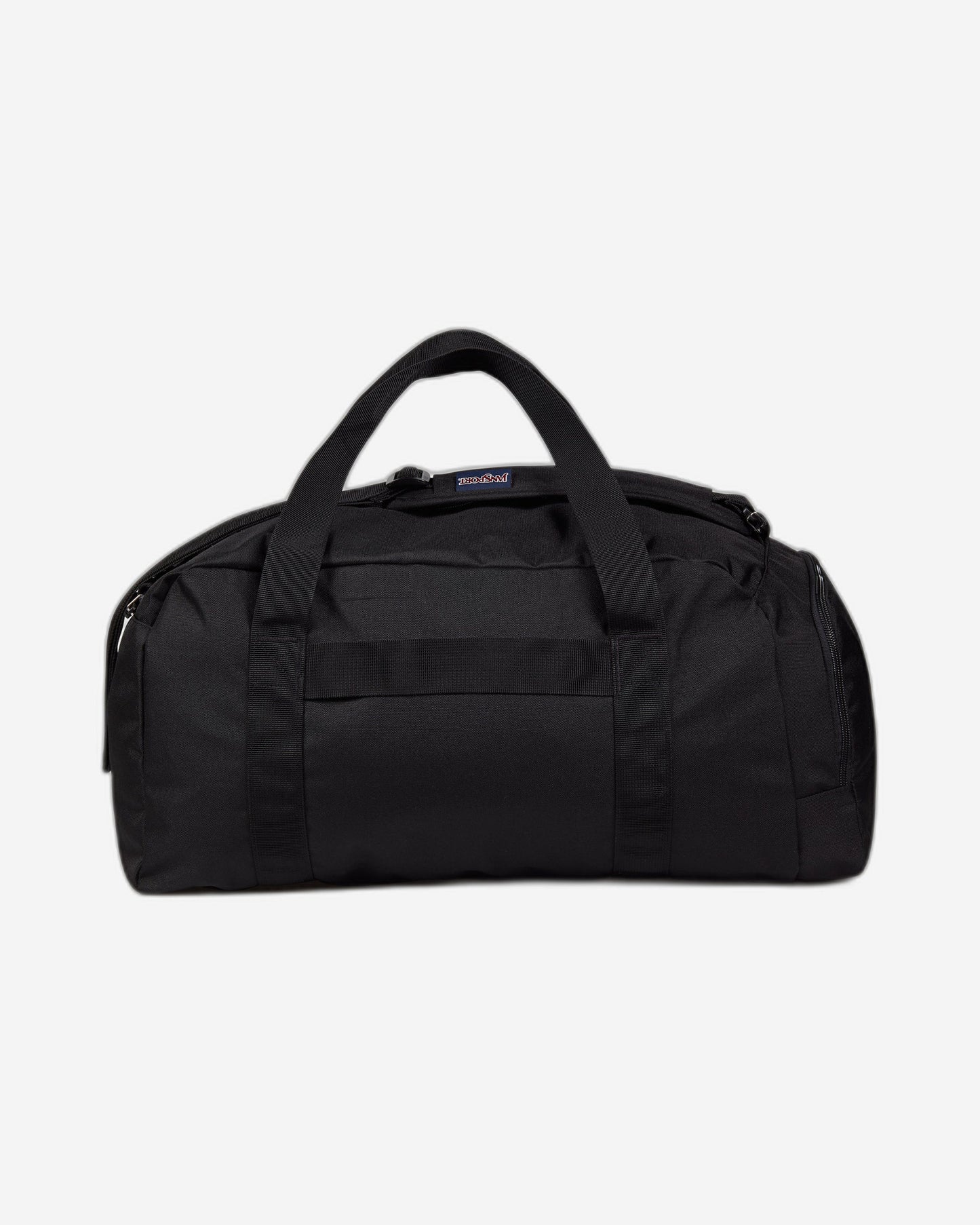 حقيبة JanSport Weekender متوسطة الحجم من القماش الخشن متوسطة الحجم باللون الأسود EK0A5BKFN551