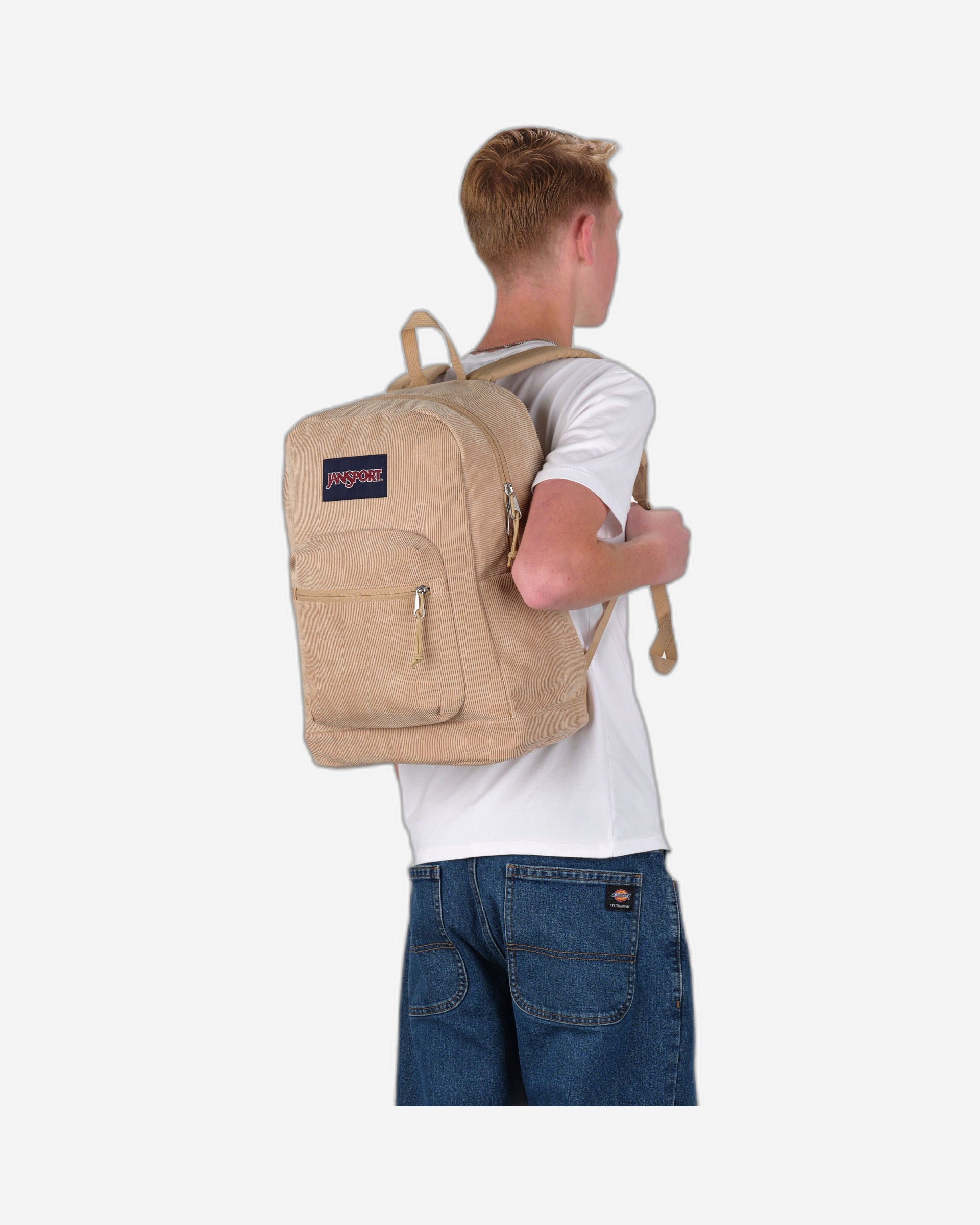 حقيبة ظهر كبيرة من JanSport Cross Town Plus Remix مصنوعة من سلك الترافرتين EK0A5BJ61W11