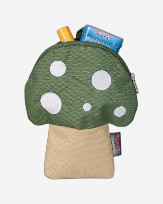 حقيبة JanSport Mushroom Pouch حقيبة Cargo Green على شكل فطر EK0A5BLW2T31