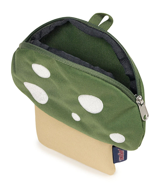 حقيبة JanSport Mushroom Pouch حقيبة Cargo Green على شكل فطر EK0A5BLW2T31