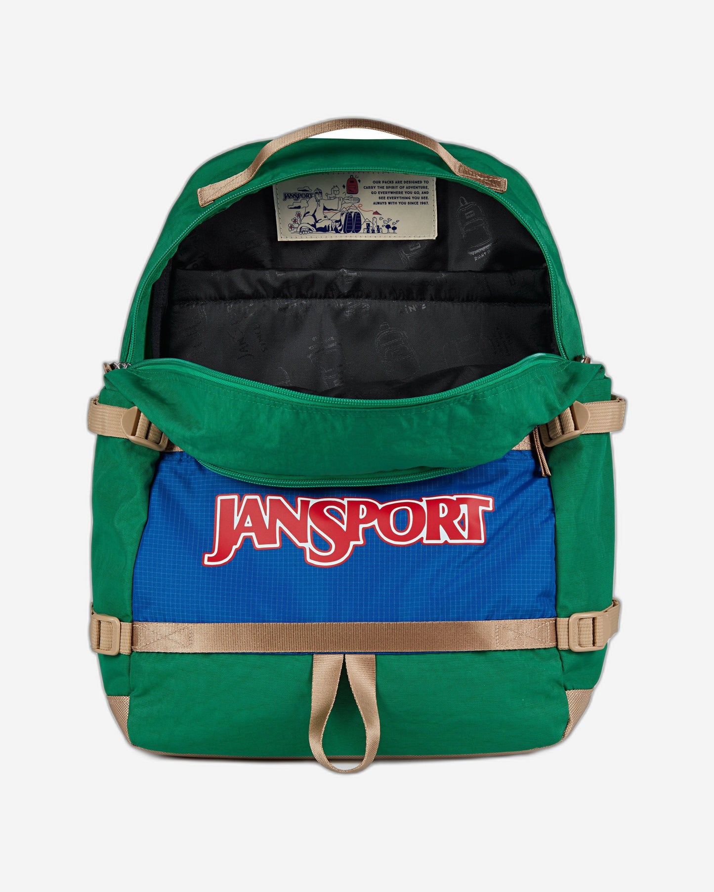 حقيبة ظهر صغيرة من JanSport Seattle Pack Jelly Kelly EK0A5BK12T11