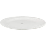 Shallow Bone China Tiffany Oval Plate, White, 14 Inches – Elegant Serving Plate for Dining & Special Occasions