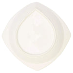 وعاء نيفيل ضحل، أبيض، 9.25 بوصة - وعاء تقديم أنيق من الخزف العظمي للاستخدام اليومي