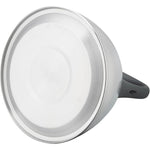 غلاية شاي صافرة من الفولاذ المقاوم للصدأ من كويزين آرت برين، سعة 2.5 لتر، لون فضي، مقبض من النايلون، لمسة نهائية من الساتان، فولاذ مقاوم للصدأ 201، طلاء ناعم الملمس، قاعدة واحدة 18/0، مناسبة للاستخدام على جميع أسطح المواقد