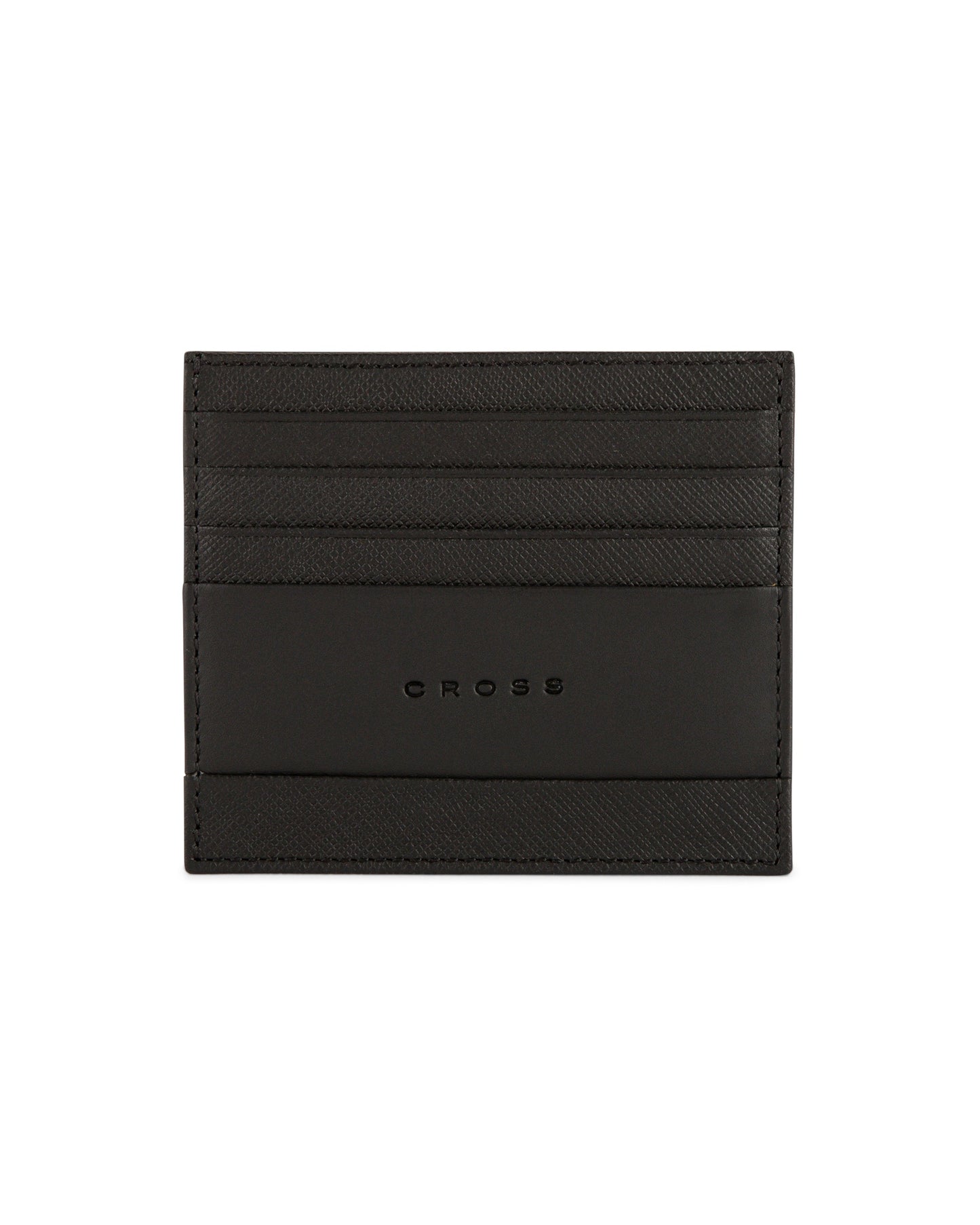 CROSS Saffiano Leather 6CC Card Holder - Black