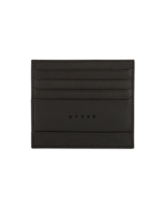 CROSS Saffiano Leather 6CC Card Holder - Black