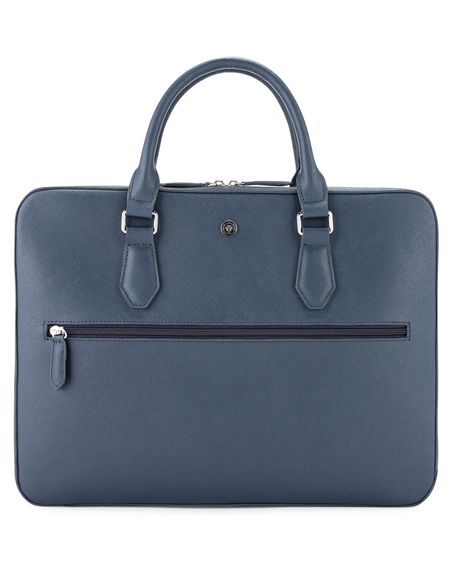 Cross Luxury Leather Briefcase - Navy Blue	