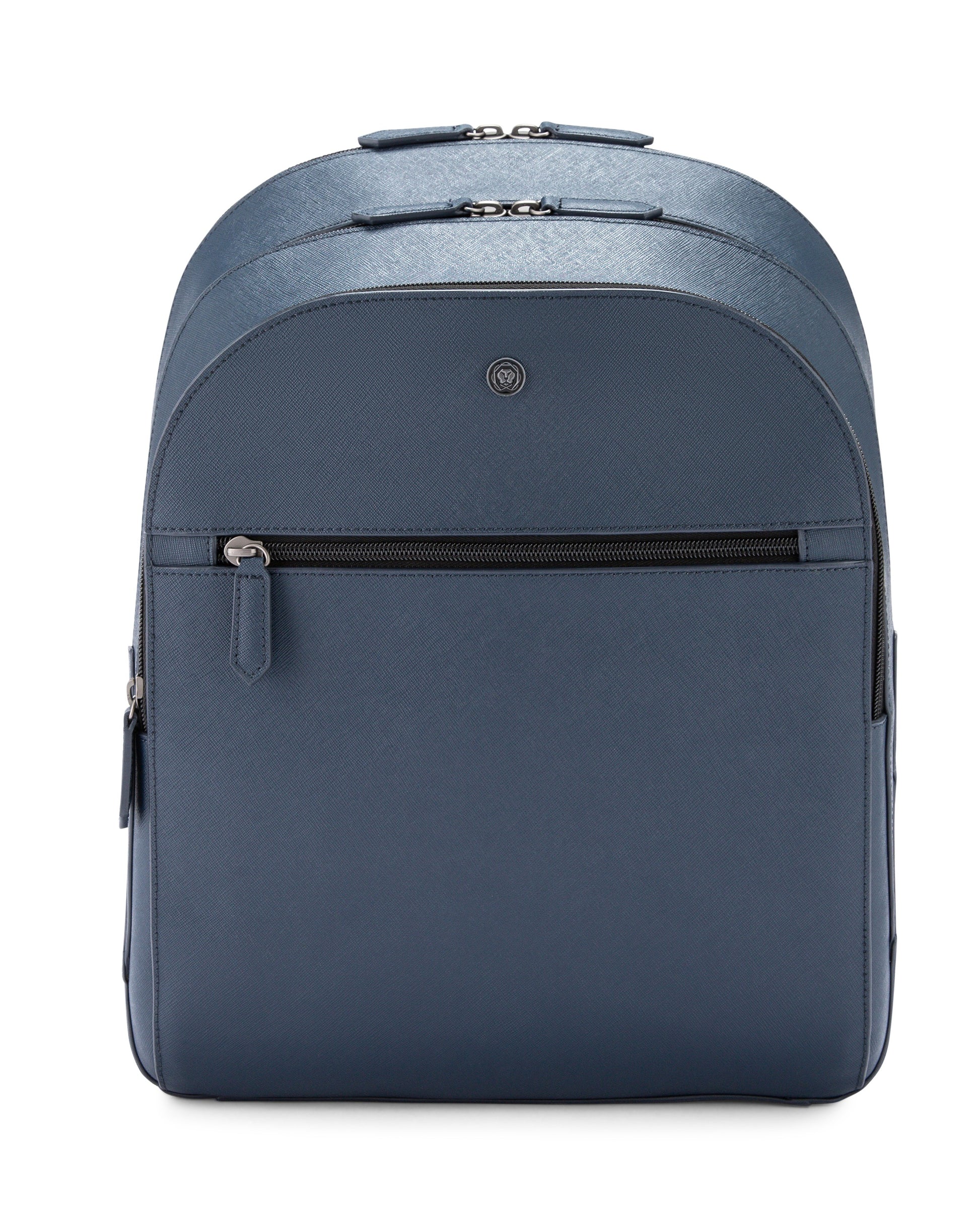 Cross Luxury Leather Backpack - Navy Blue