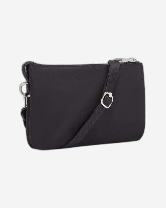 حقيبة كيبلينج ريري باكا سوداء كبيرة مع حزام كروس بودي C272323-79S