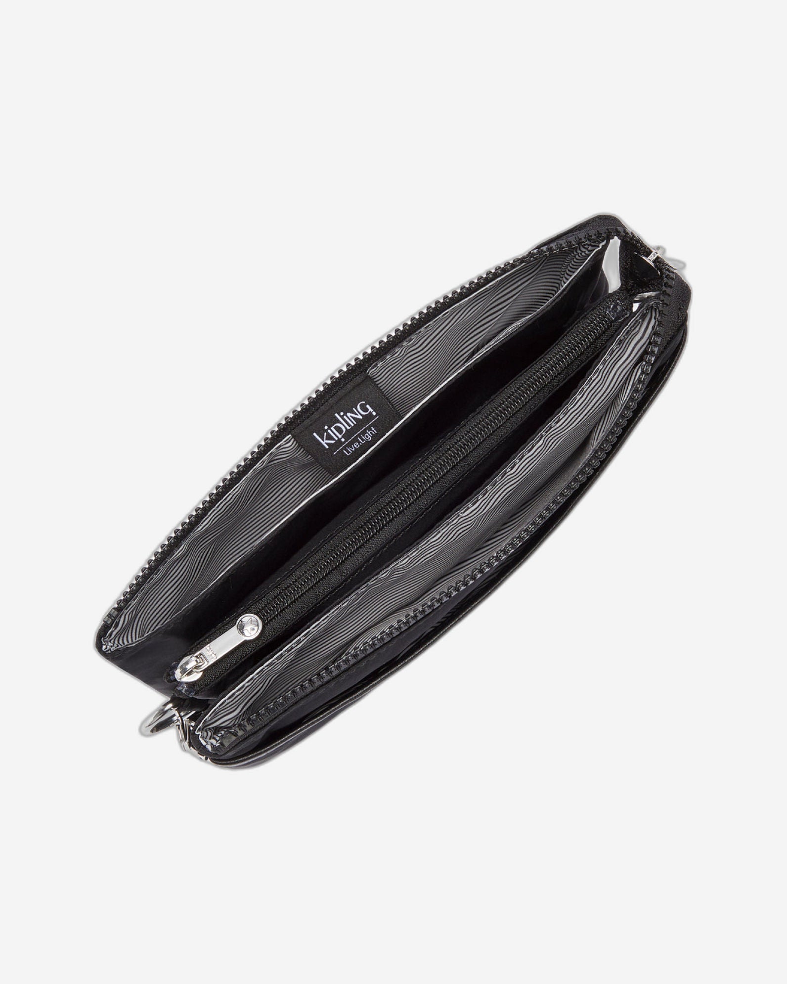 حقيبة كيبلينج ريري باكا سوداء كبيرة مع حزام كروس بودي C272323-79S