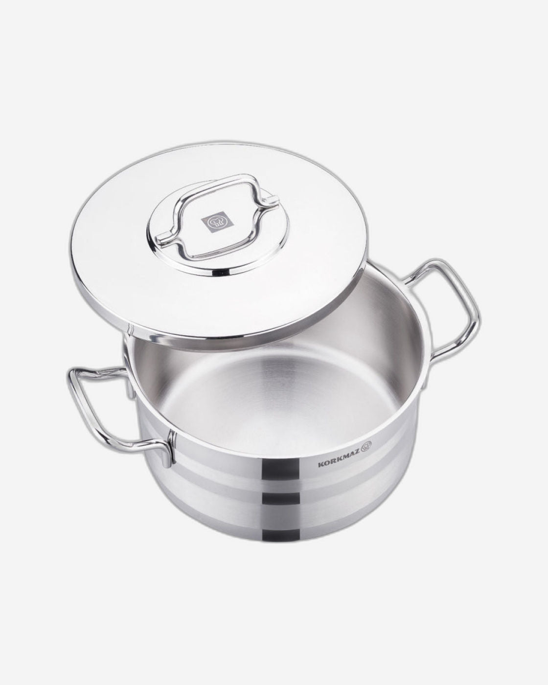 طقم أواني كوركماز أسترون 8 قطع، مناسب للاستخدام مع المواقد الحثية