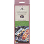 صندوق مدخن رقائق الخشب HM مقاس 22 سم مصنوع من الفولاذ المقاوم للصدأ