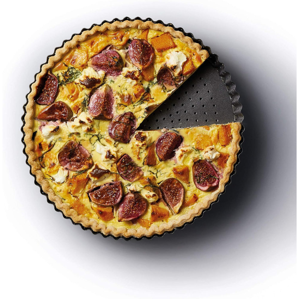 صينية كيش ماك سي بي غير لاصقة مقاس 23 سم، لون أسود