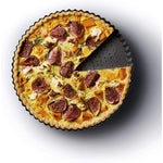 صينية كيش ماك سي بي غير لاصقة مقاس 23 سم، لون أسود