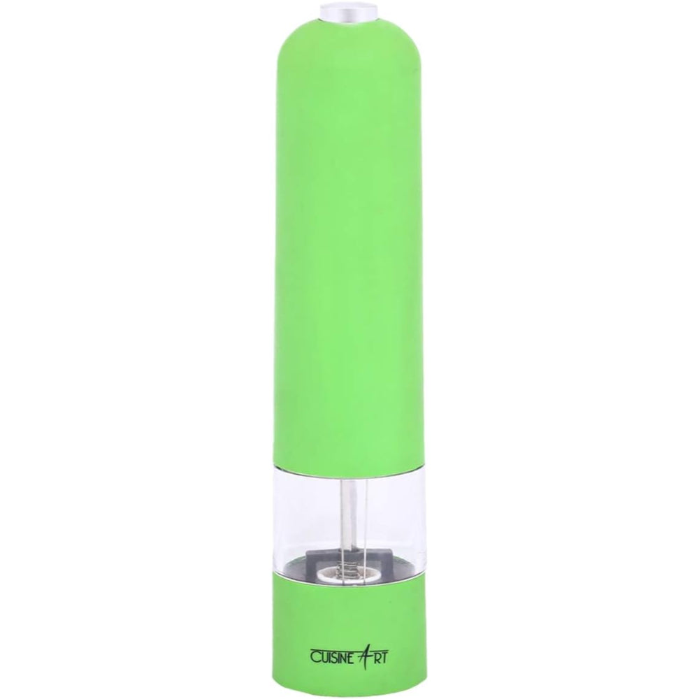 Cuisineart Plastic Salt and Pepper Electric Mill | Battery-Operated | Adjustable Grinder | For Fresh Seasoning at Your Fingertips