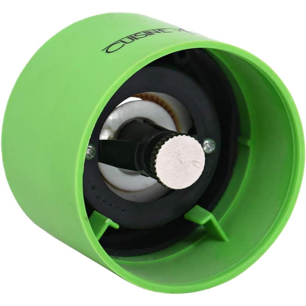 مطحنة كهربائية بلاستيكية للملح والفلفل من كويزين آرت | تعمل بالبطارية | مطحنة قابلة للتعديل | لتتبيل طازج في متناول يديك