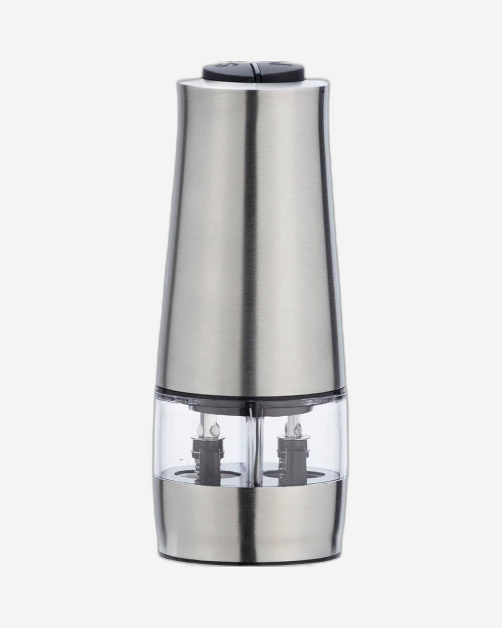 Cuisine Art Salt & Pepper Electric Dispenser, Red | Battery Operated | One-Touch Operation | Adjustable Grind Settings for Fresh Seasoning
