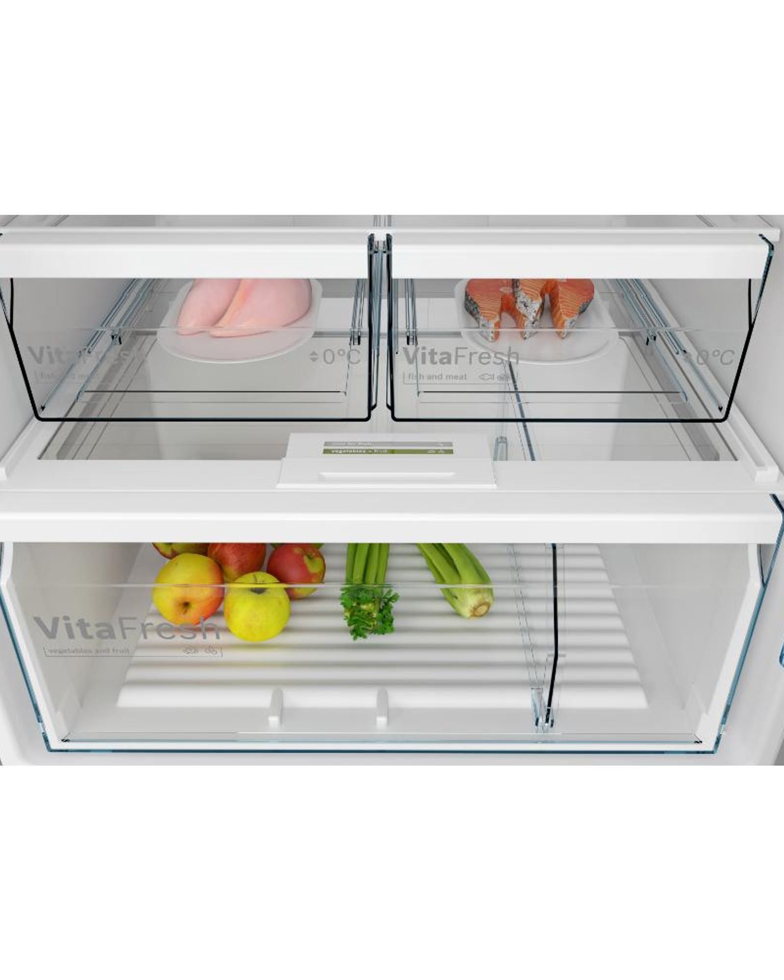 ثلاجة وفريزر بوش سلسلة 4 قائمة بذاتها سعة 563 لترًا