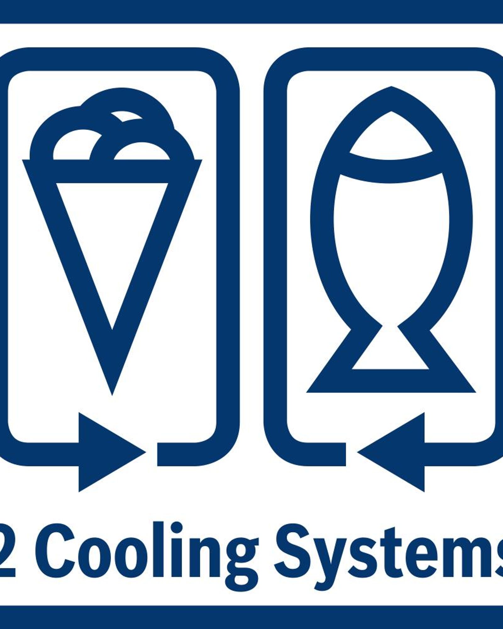 ثلاجة وفريزر بوش سلسلة 4 قائمة بذاتها سعة 581 لترًا