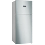 Bosch Series 4 free-standing fridge-freezer with freezer at top 186 x 75 cm Brushed steel anti-fingerprint - KDN76XIE0M
