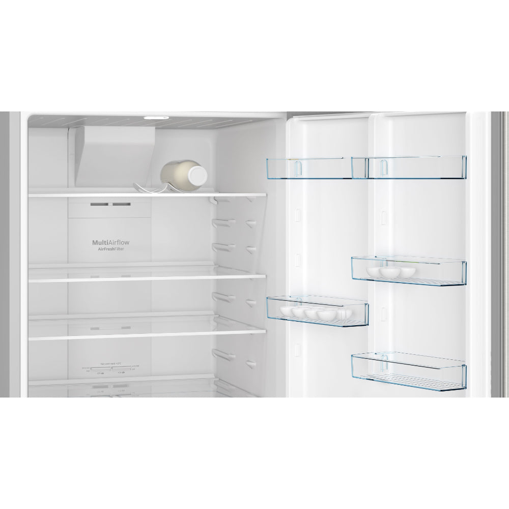 ثلاجة وفريزر بوش سلسلة 4 قائمة بذاتها، فريزر علوي