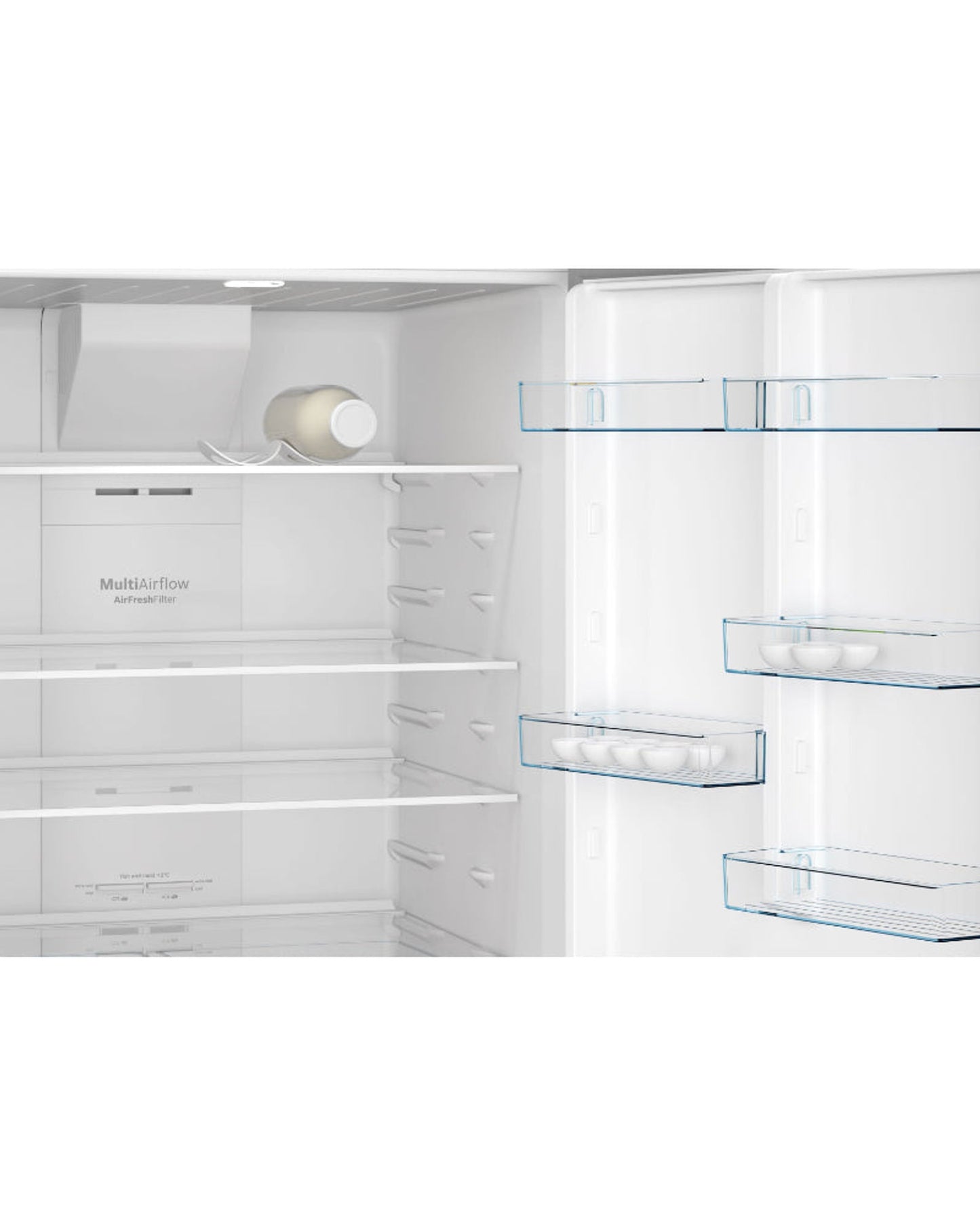 ثلاجة مجمدة قائمة بذاتها من سلسلة بوش 4 مع مجمد علوي 186 × 75 سم، مصنوعة من الفولاذ المصقول المقاوم لبصمات الأصابع - KDN76XIE0M