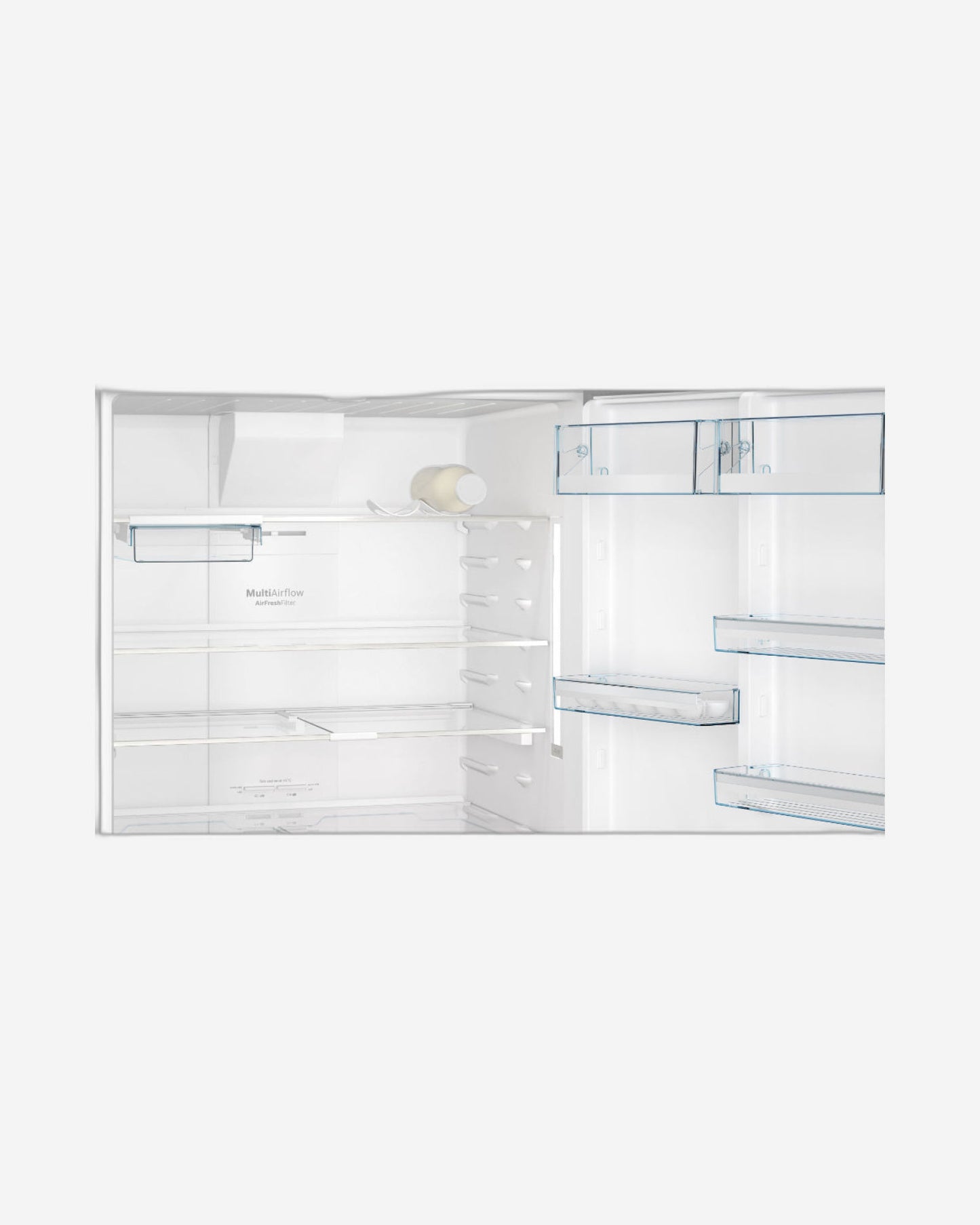 ثلاجة فريزر بوش سلسلة 6 قائمة بذاتها مع فريزر علوي 186 × 86 سم، فولاذ مصقول مضاد لبصمات الأصابع، خاصية عدم التجمد التام - KDN86HIE0M