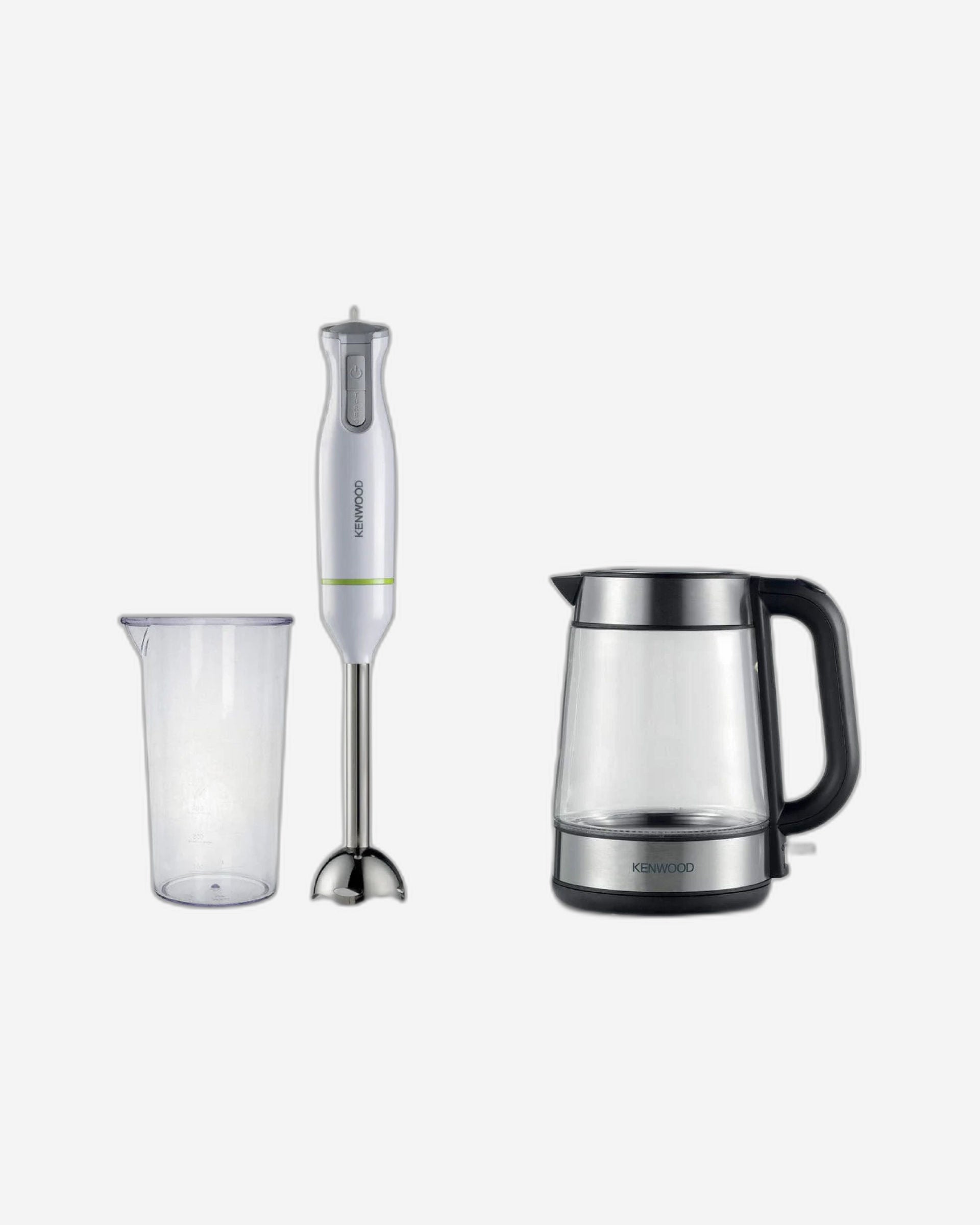 غلاية زجاجية من كينوود + خلاط يدوي