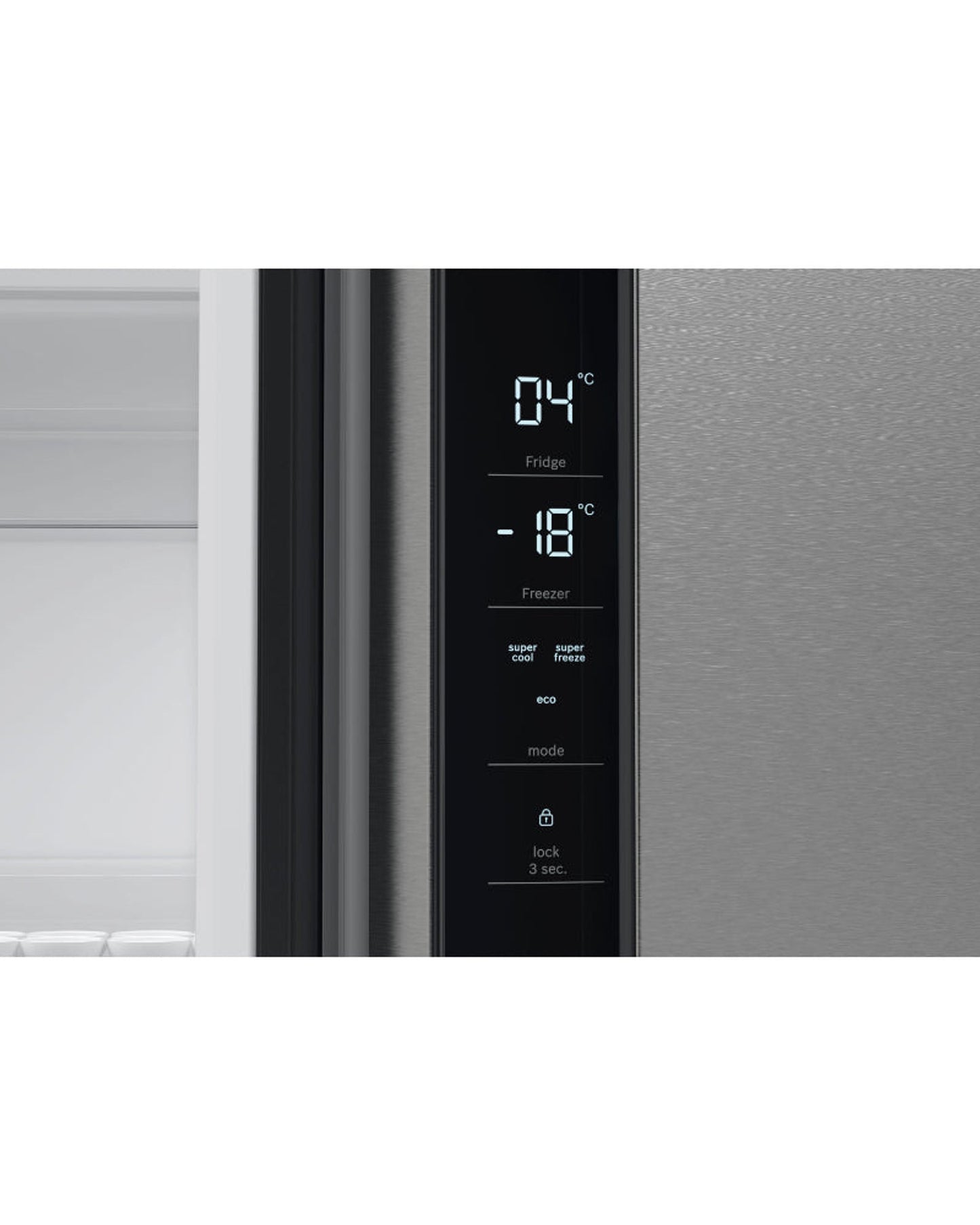 ثلاجة بوش سلسلة 4 أبواب فرنسية سفلية KFN96VPEAG