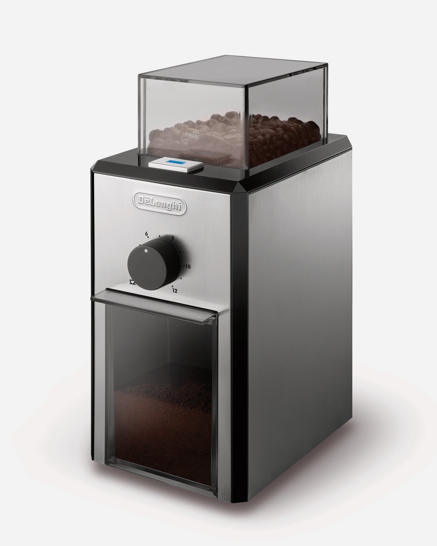 De'Longhi Electric Grinder Metal Body Black - KG89 (ESMA Certfied)