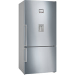Bosch Series 6 Free-Standing Bottom Freezer Refrigerator 186 x 86 cm, No Frost, Brushed steel Anti-fingerprint KGD86AI31M