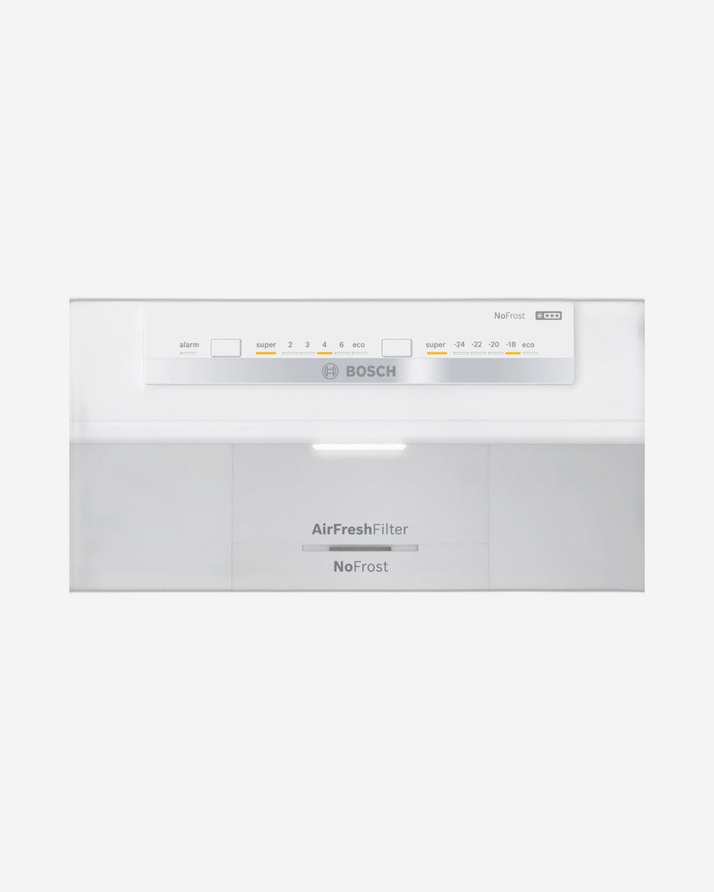 ثلاجة بوش سلسلة 4 قائمة بذاتها مع فريزر في الأسفل 186 × 70