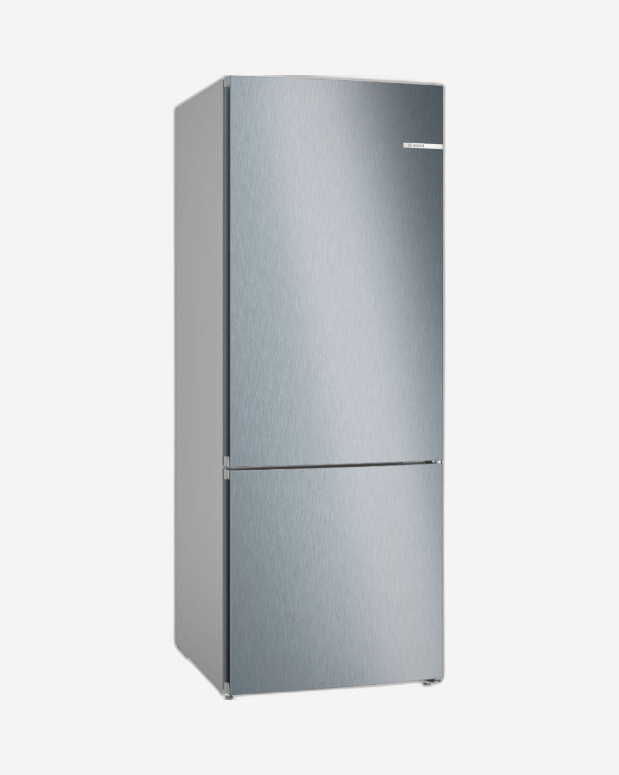 Bosch Series 4 free-standing fridge-freezer with freezer at bottom 186 x 70 cm Stainless steel look, Total No Frost - KGN55VLE0M