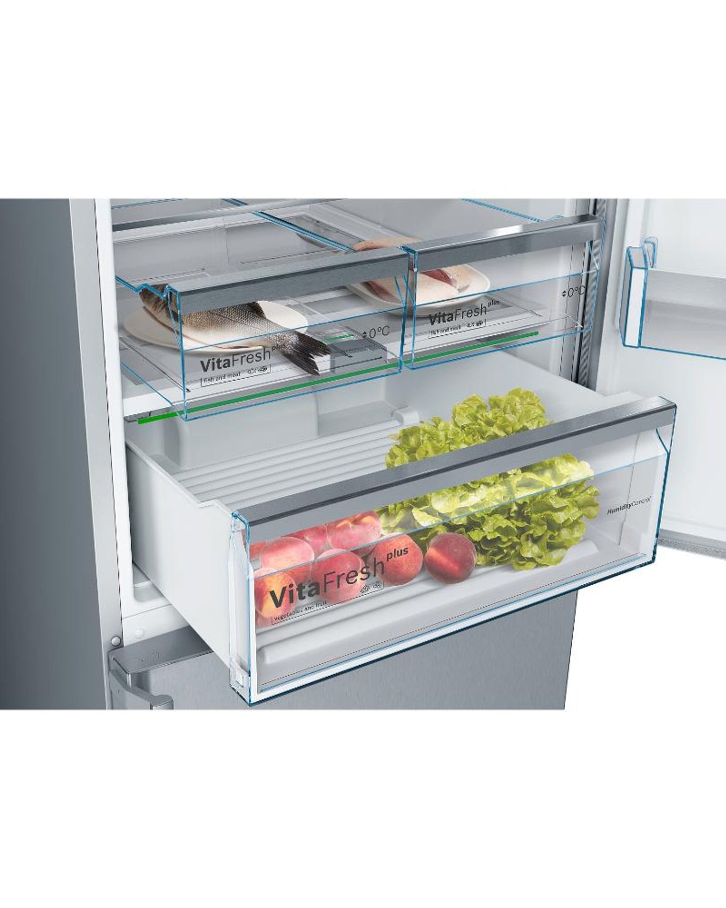 ثلاجة بوش سلسلة 6 ذات الفريزر السفلي