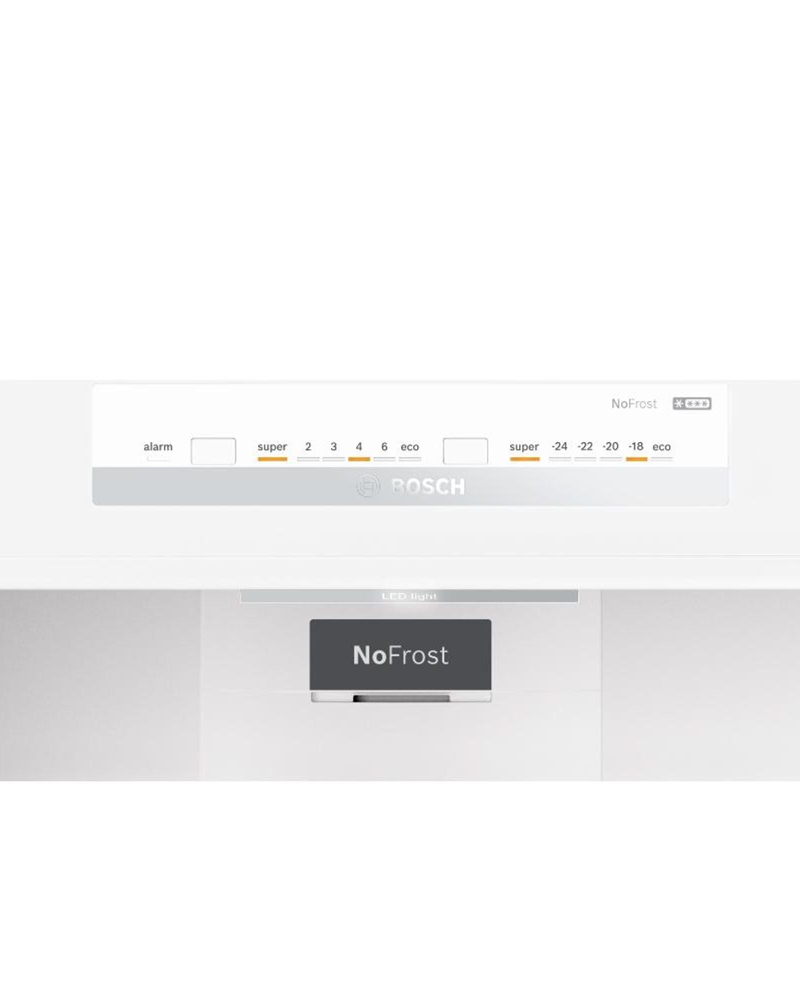 ثلاجة بوش من السلسلة 4 ذات الفريزر السفلي