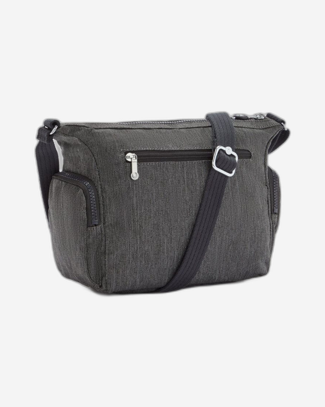 حقيبة كتف صغيرة من كيبلينج غابي إس بلون أسود فلفلي C2I2899-78S