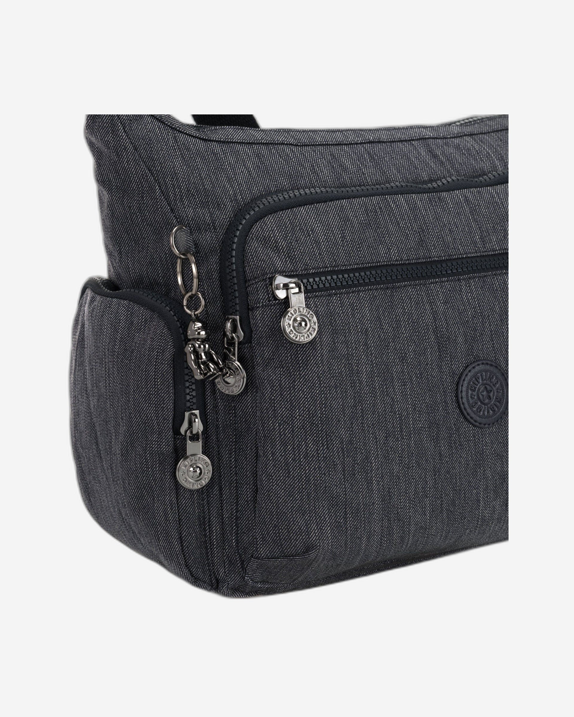 حقيبة كتف متوسطة الحجم من كيبلينج غابي أكتيف دينم C2I4620-25E