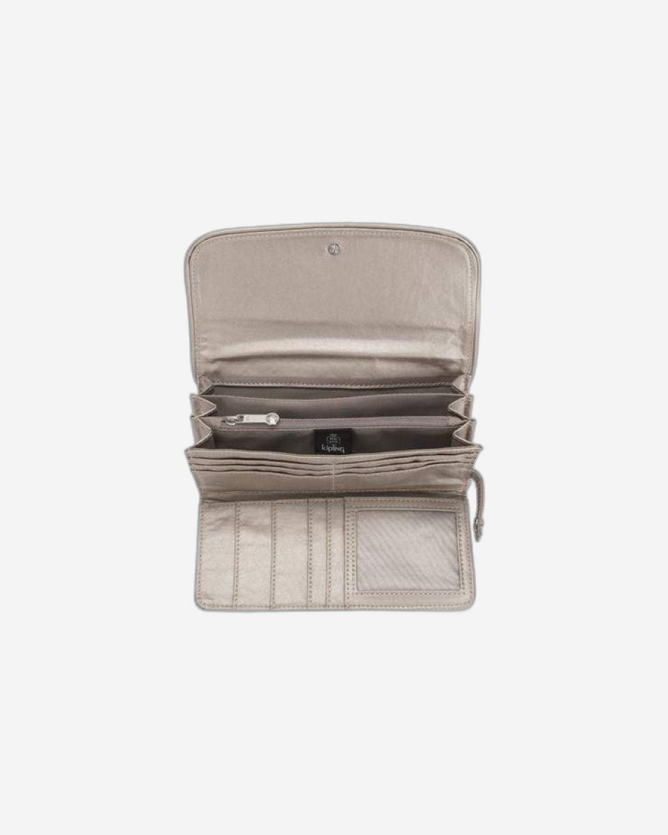 محفظة كيبلينج موني لاند ميتاليك جلو كبيرة C2I7015-48I