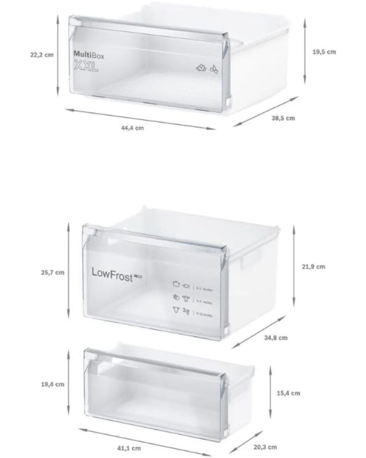 ثلاجة وفريزر مدمجان من بوش سلسلة 6 سعة 270 لترًا
