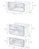 ثلاجة وفريزر مدمجان من بوش سلسلة 6 سعة 270 لترًا