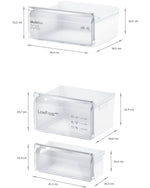 ثلاجة بوش سلسلة 2 ذات الفريزر السفلي المدمج