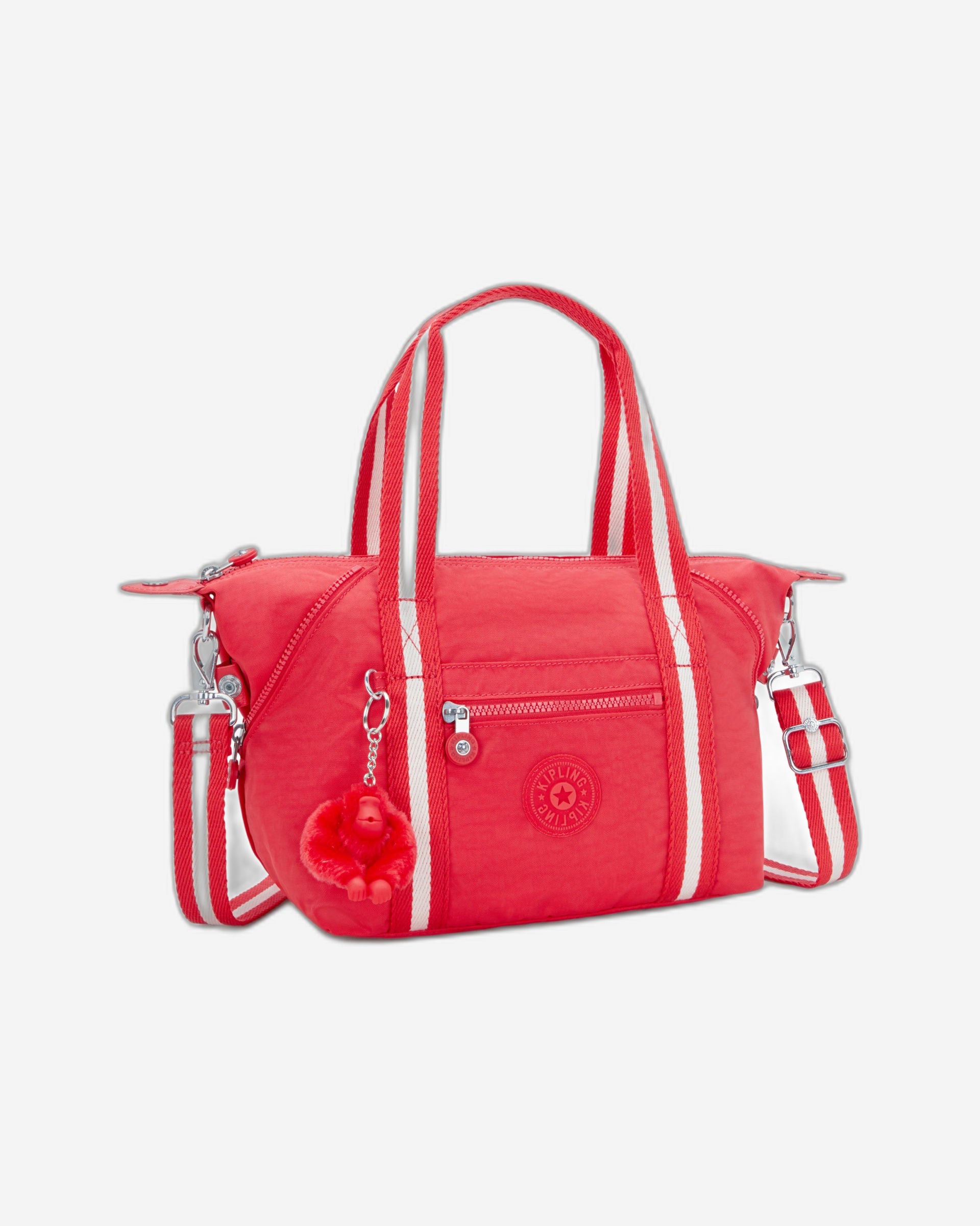 حقيبة يد كيبلينج آرت ميني إسكيب حمراء صغيرة بحزام كتف قابل للإزالة 01327-5DX