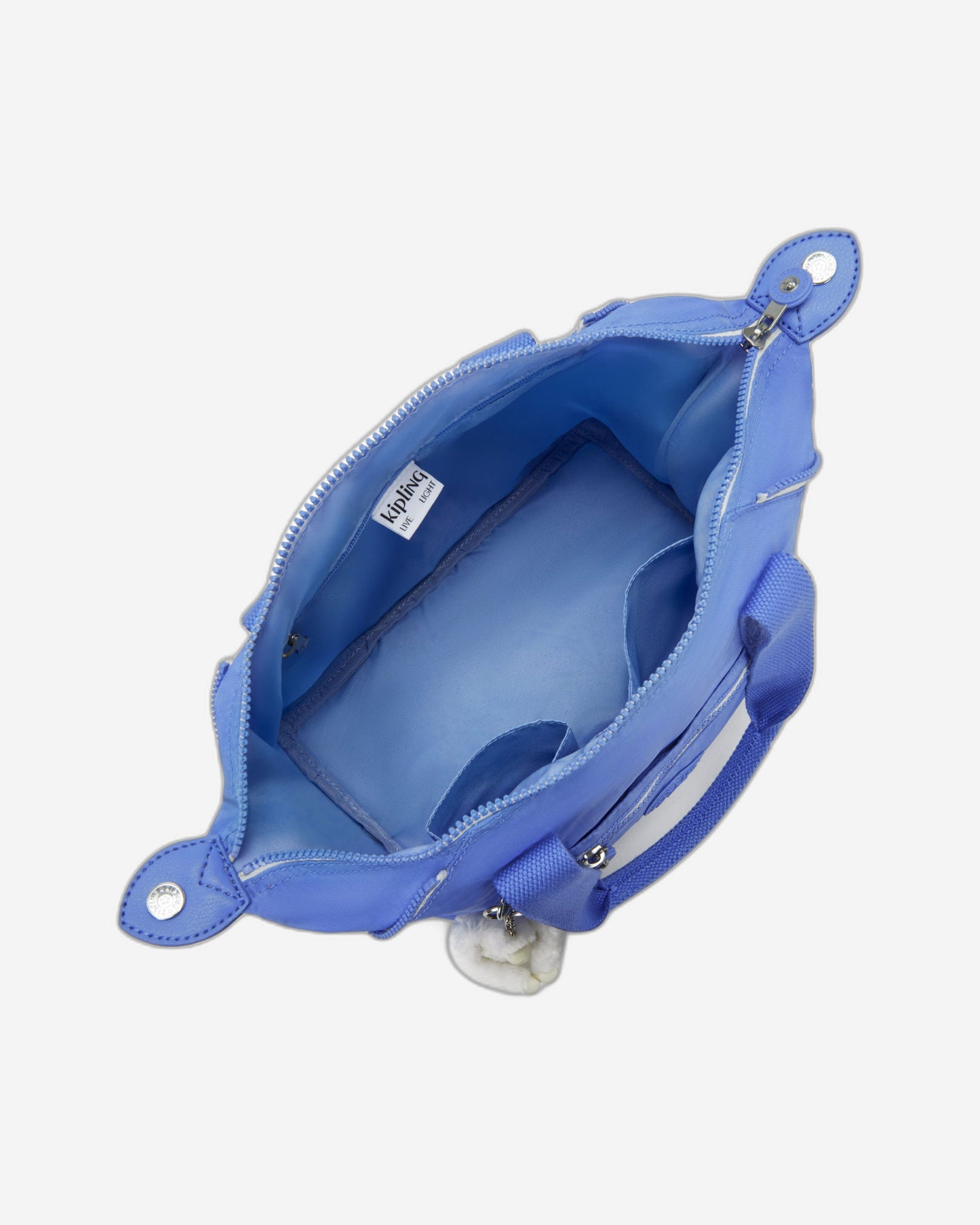 حقيبة كتف صغيرة من كيبلينج آرت، لون أزرق، مزودة بحزام كتف قابل للإزالة، رقم الموديل 01327-87S