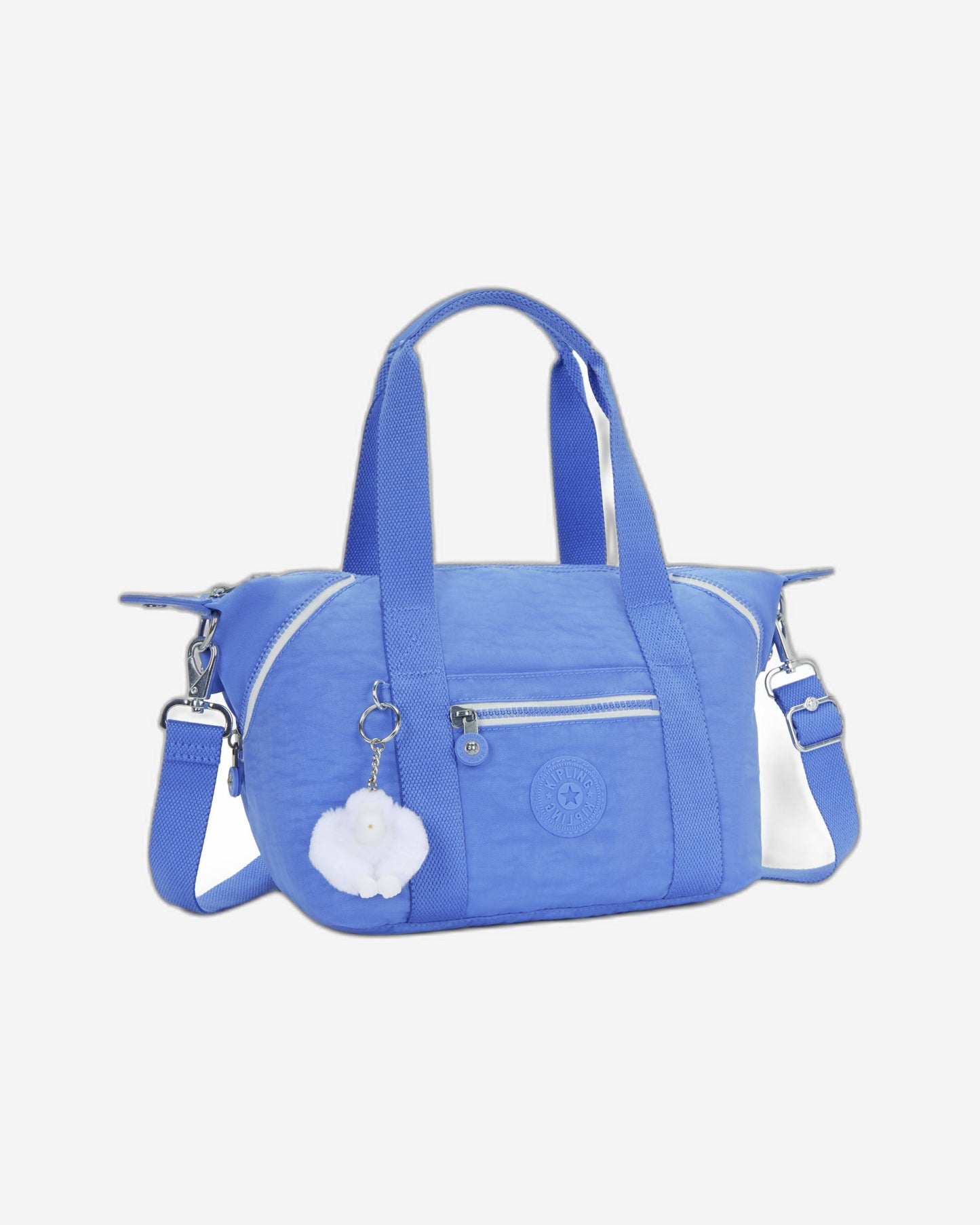 حقيبة كتف صغيرة من كيبلينج آرت، لون أزرق، مزودة بحزام كتف قابل للإزالة، رقم الموديل 01327-87S