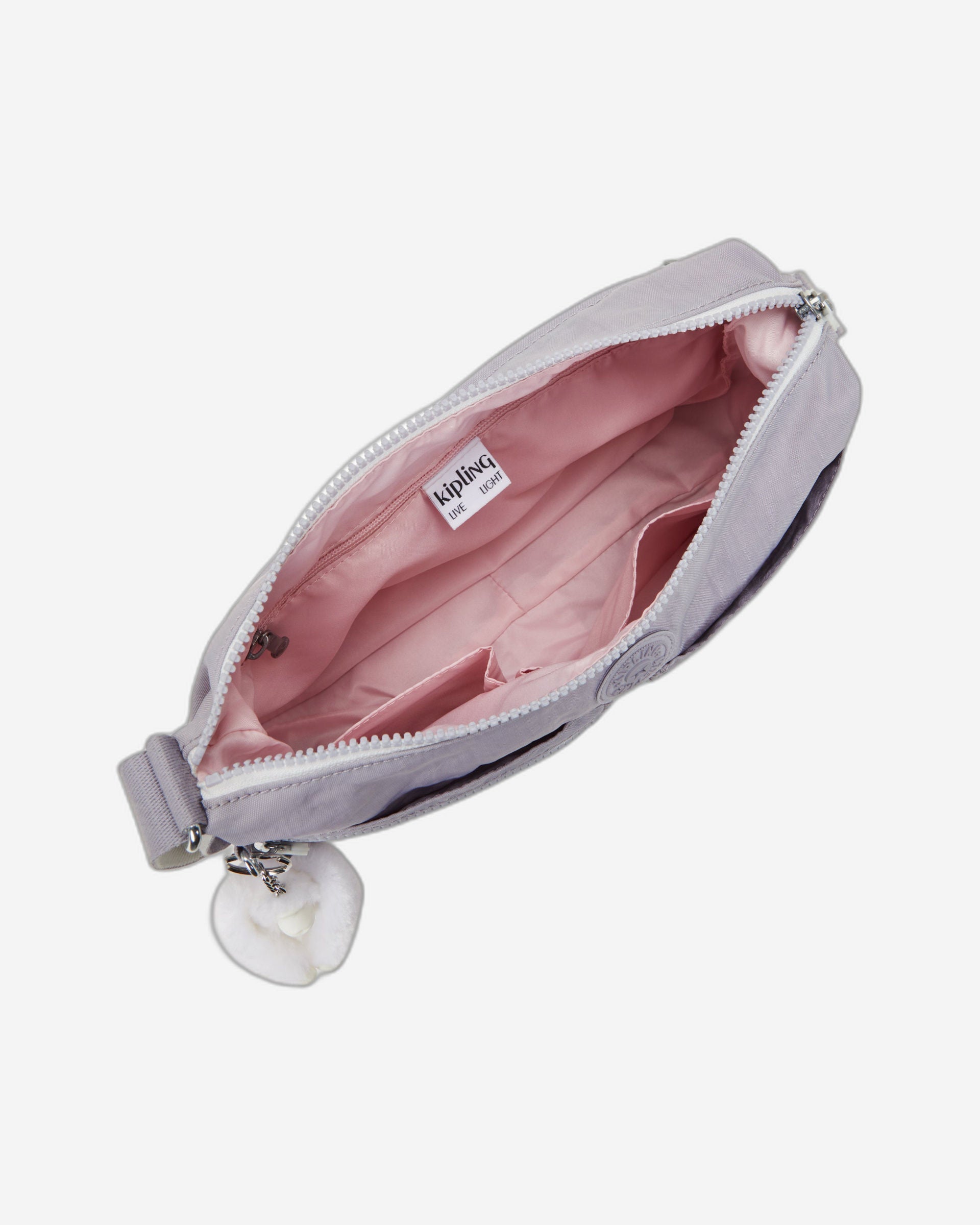 حقيبة كروس متوسطة الحجم من كيبلينج إيزيلا تندر رمادية اللون C202144-1FB