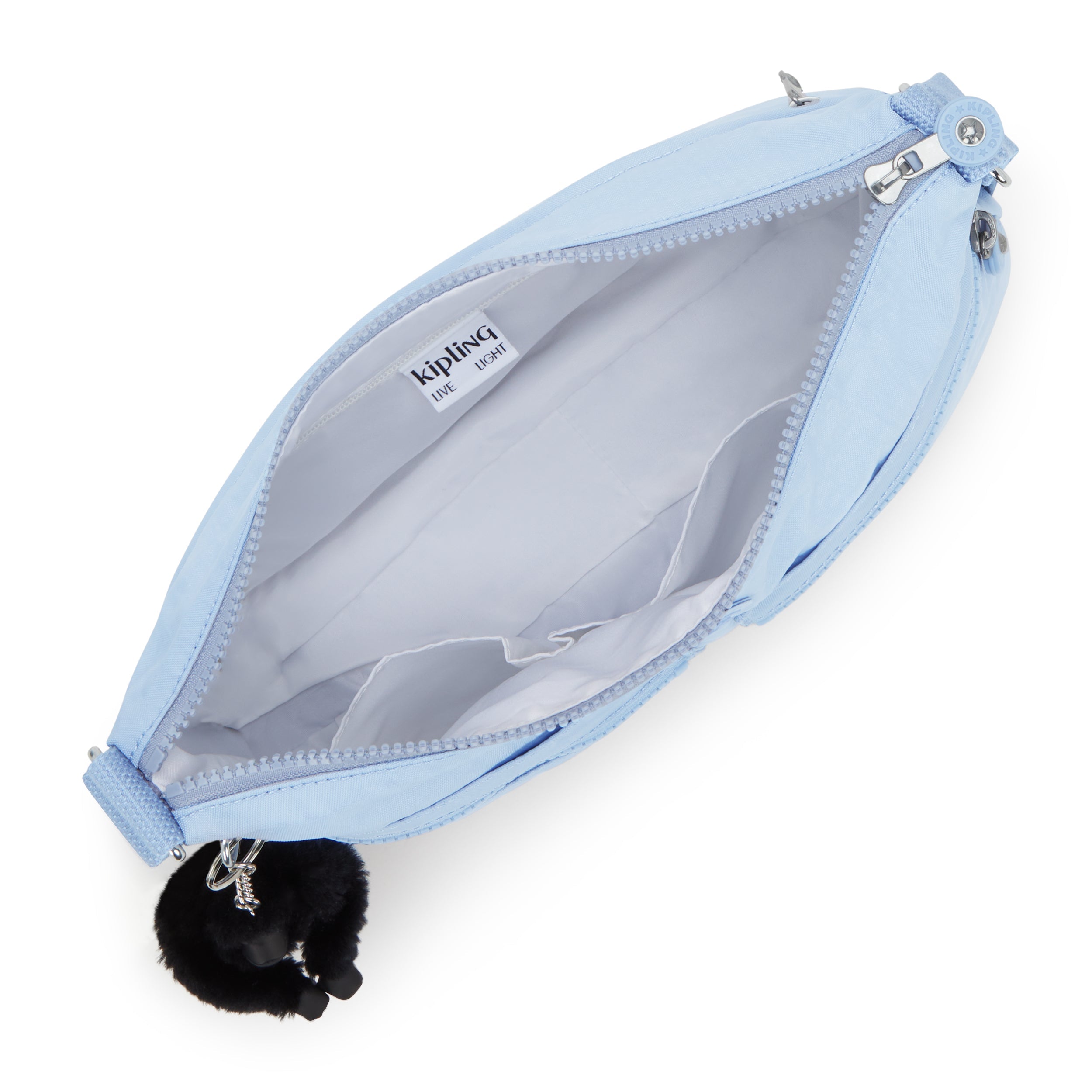 حقيبة كيبلينج إيزيلاه متوسطة الحجم باللون الأزرق السماوي الغائم 02144-2DS