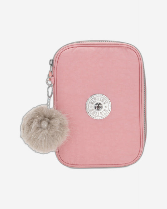 علبة أقلام كيبلينج بتصميم وردة العروس، تتسع لـ 100 قلم، رقم الموديل 09405-46Y