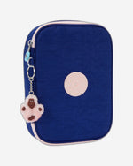 حافظة أقلام كيبلينج الشمسية ذات 100 قلم، لون أزرق بحري، كبيرة، C209405-AF9