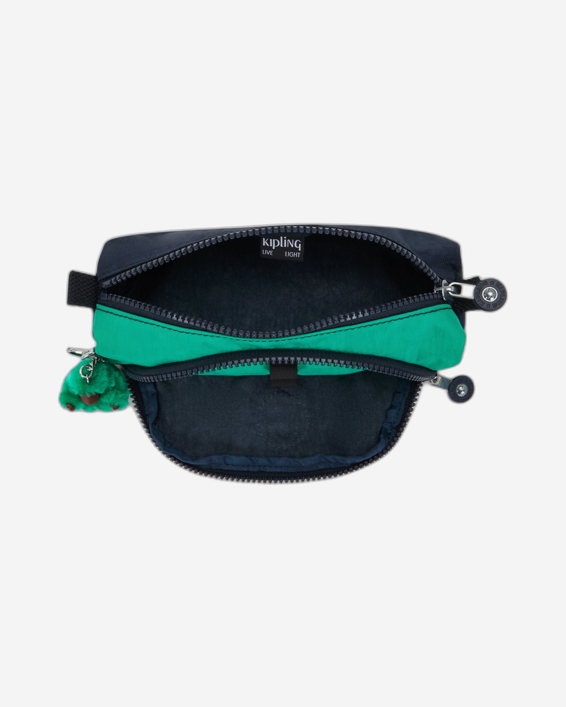 حافظة أقلام كيبلينج متوسطة الحجم باللون الأزرق والأخضر والأزرق C209406-CD7